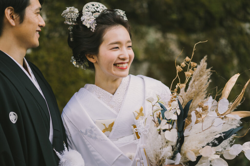 花嫁笄 べっ甲風 日本髪 花嫁かんざし 簪 木箱付き 髪飾り 花笄