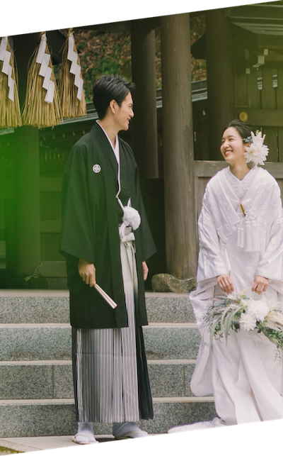 理想の和装に合わせて、素敵な神社もご提案