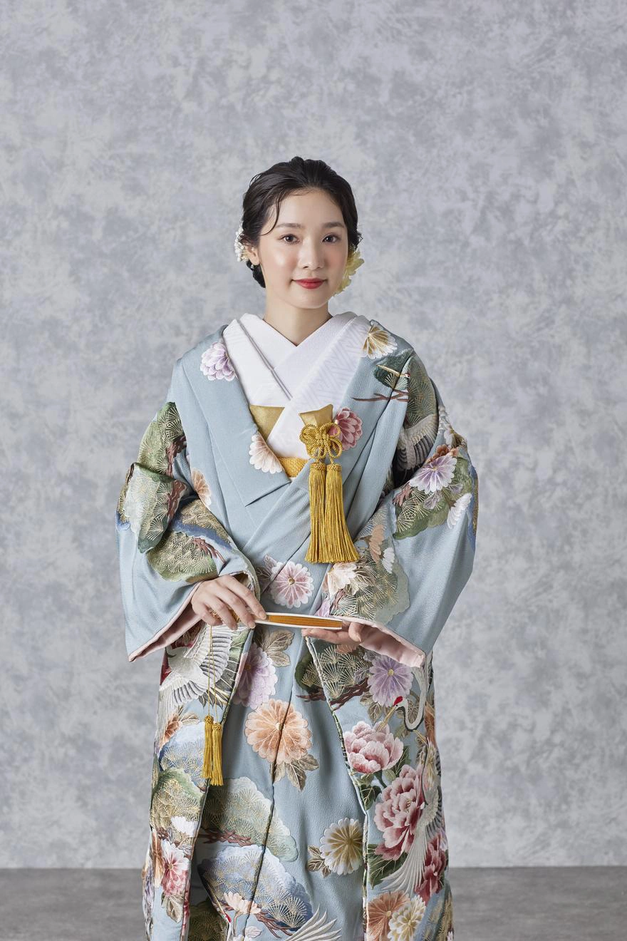 水縹松牡丹