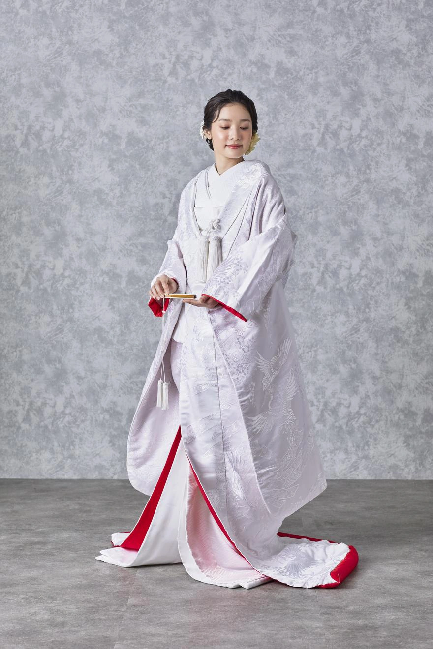 赤ふき熨斗鶴｜仙台でご案内できる白無垢コレクション｜和婚スタイル