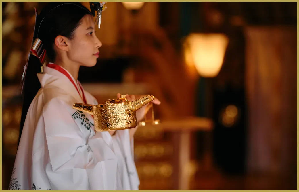 神前式の流れや作法が理解できる