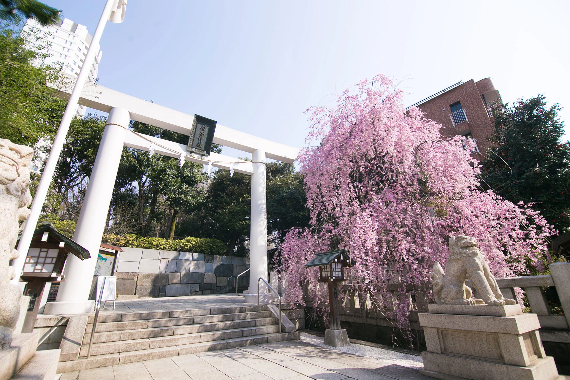 アクセス抜群の都心の由緒ある神社