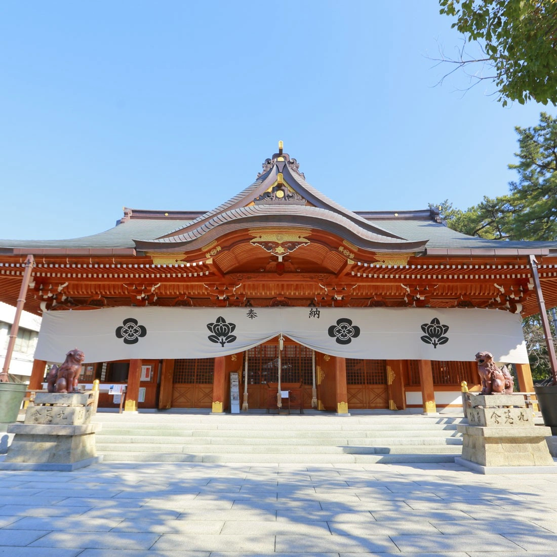 静寂な緑に包まれた厳かな神前挙式