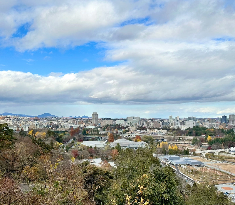 絶景の仙台が望める写真撮影空間