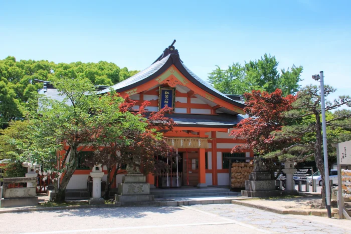 紅葉八幡宮の撮影スポット1
