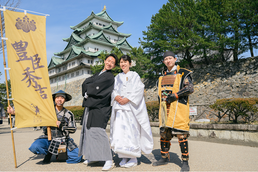 名古屋城での撮影