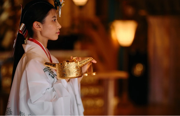 神前式の流れや作法が理解できる