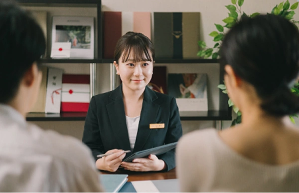 結婚式の時期やスケジュールのご相談ができる