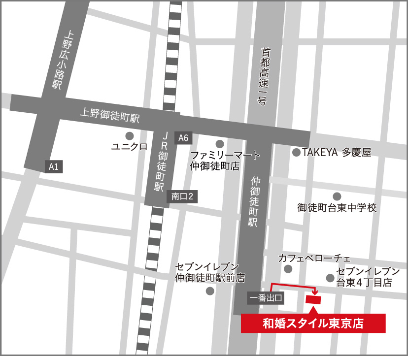 東京本店マップ